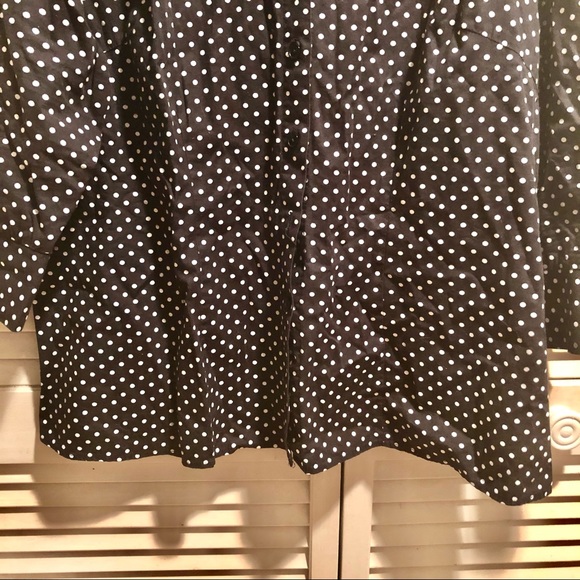 Lane Bryant Polka Dot Button Down Top - Picture 11 of 11